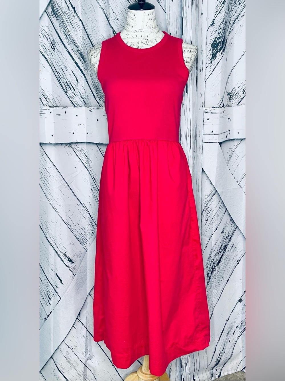 J.Crew Ribbed-Knit Midi Dress Dark Pink Size S